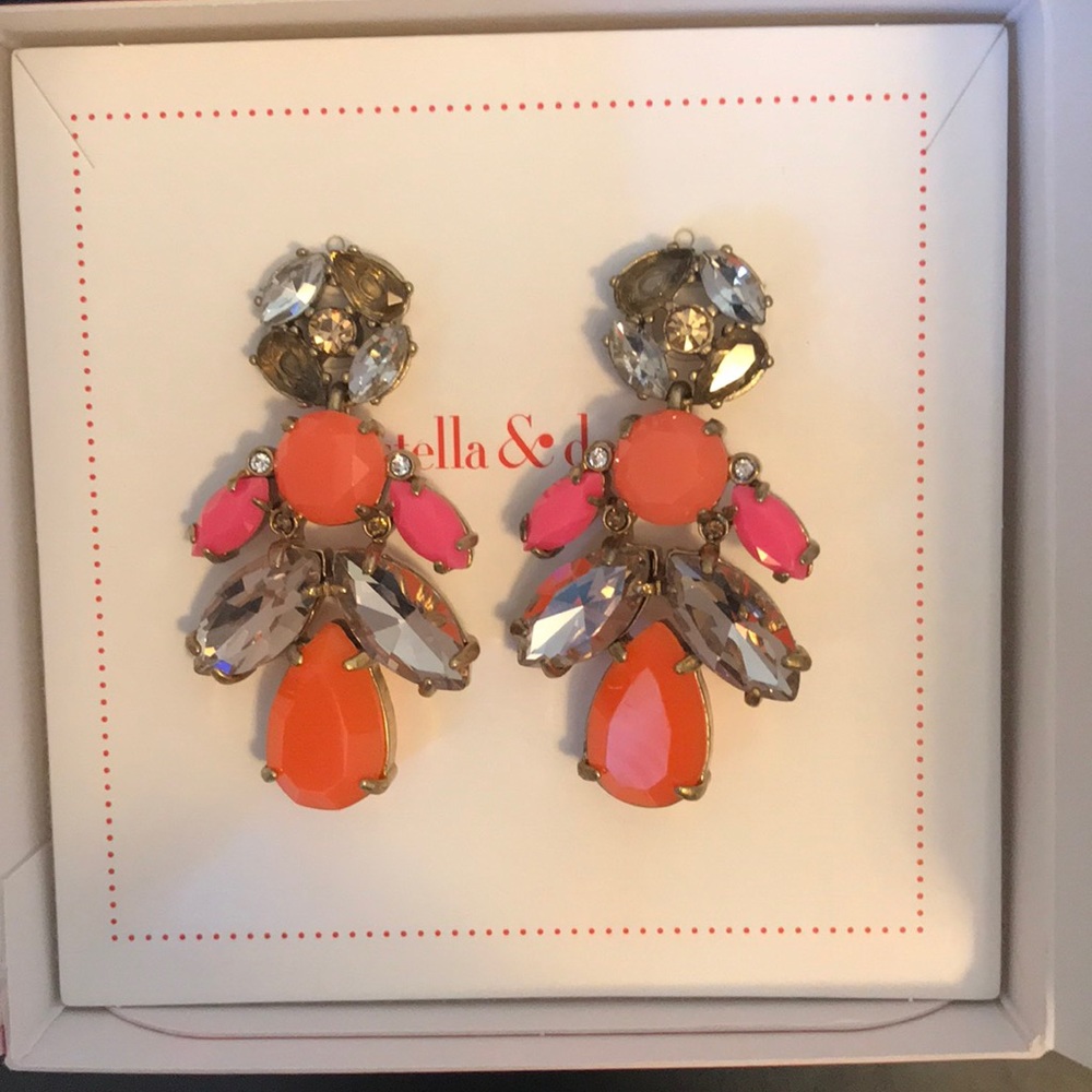 Stella & Dot poo geo earring